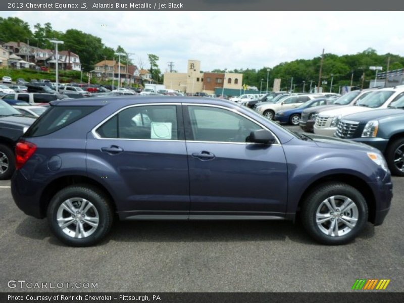 Atlantis Blue Metallic / Jet Black 2013 Chevrolet Equinox LS