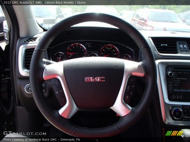 Carbon Black Metallic / Ebony 2013 GMC Acadia SLT AWD