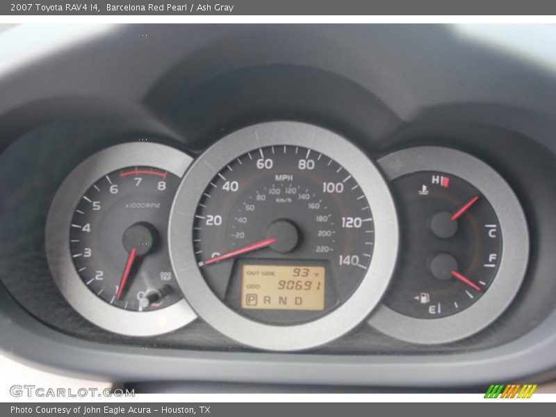 Barcelona Red Pearl / Ash Gray 2007 Toyota RAV4 I4