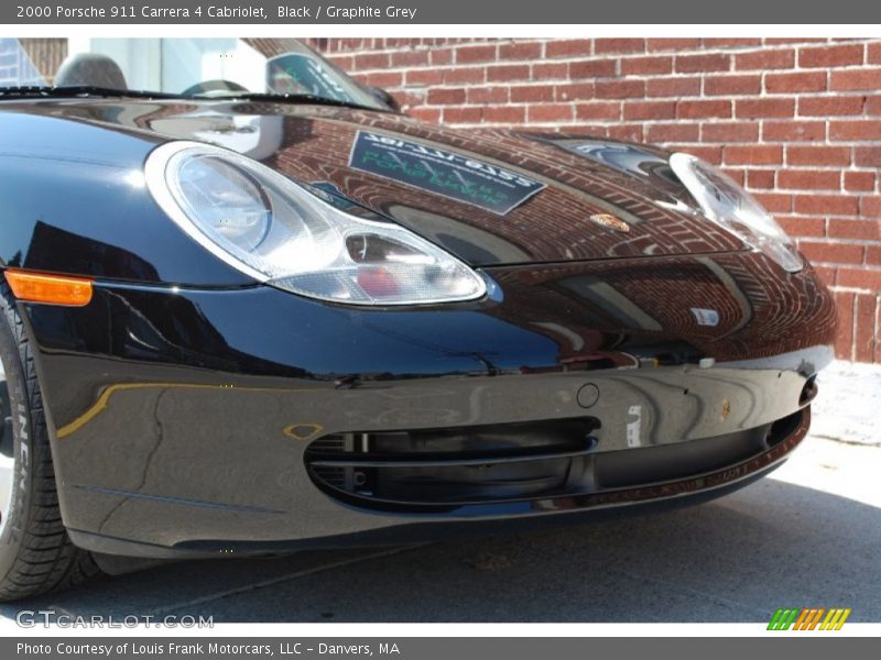 Black / Graphite Grey 2000 Porsche 911 Carrera 4 Cabriolet