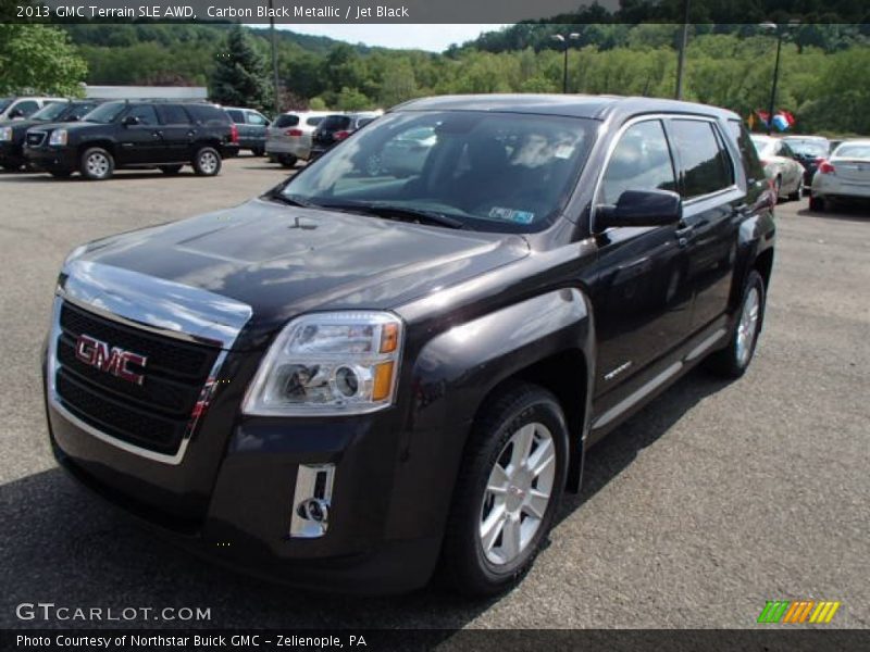 Carbon Black Metallic / Jet Black 2013 GMC Terrain SLE AWD