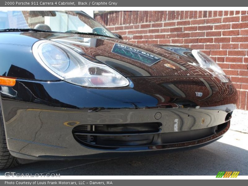 Black / Graphite Grey 2000 Porsche 911 Carrera 4 Cabriolet