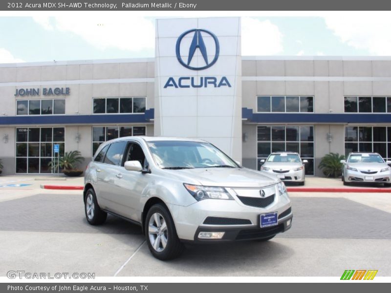 Palladium Metallic / Ebony 2012 Acura MDX SH-AWD Technology