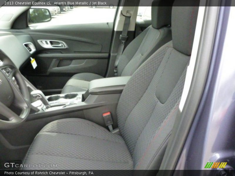 Atlantis Blue Metallic / Jet Black 2013 Chevrolet Equinox LS