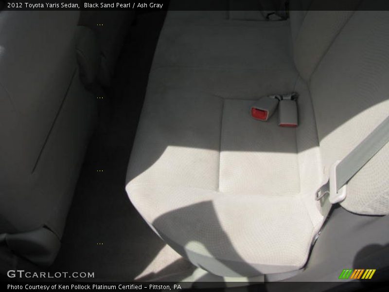 Black Sand Pearl / Ash Gray 2012 Toyota Yaris Sedan