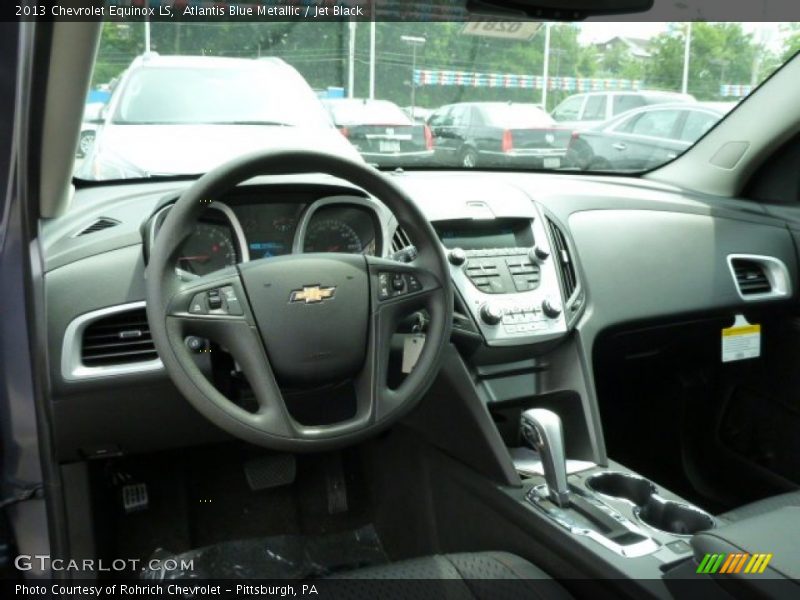 Atlantis Blue Metallic / Jet Black 2013 Chevrolet Equinox LS