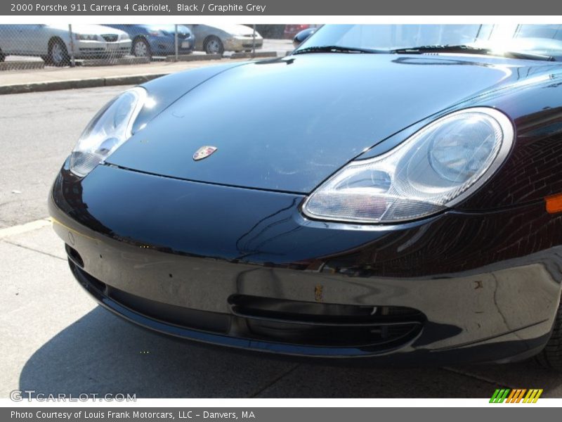 Black / Graphite Grey 2000 Porsche 911 Carrera 4 Cabriolet