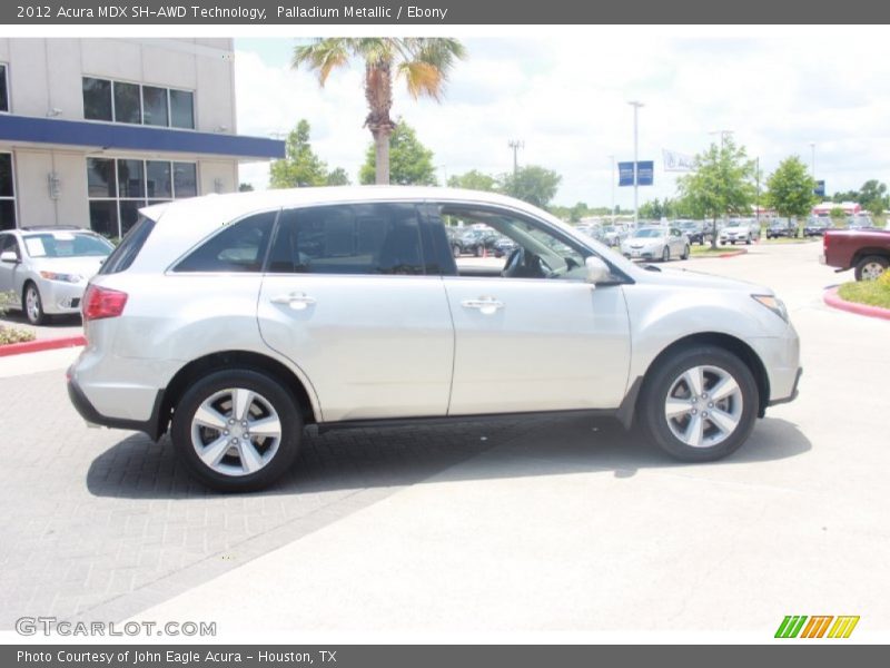 Palladium Metallic / Ebony 2012 Acura MDX SH-AWD Technology