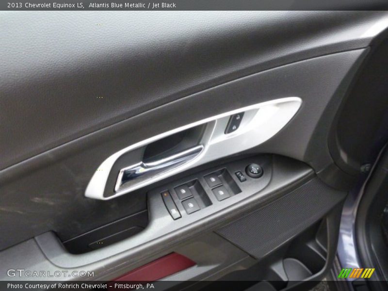 Atlantis Blue Metallic / Jet Black 2013 Chevrolet Equinox LS