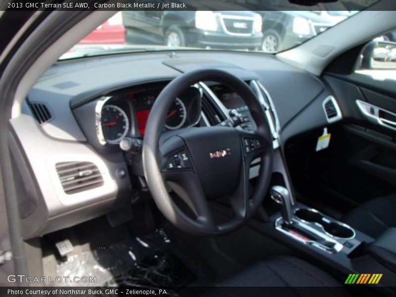 Carbon Black Metallic / Jet Black 2013 GMC Terrain SLE AWD