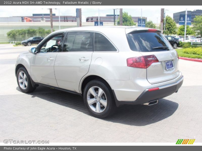 Palladium Metallic / Ebony 2012 Acura MDX SH-AWD Technology