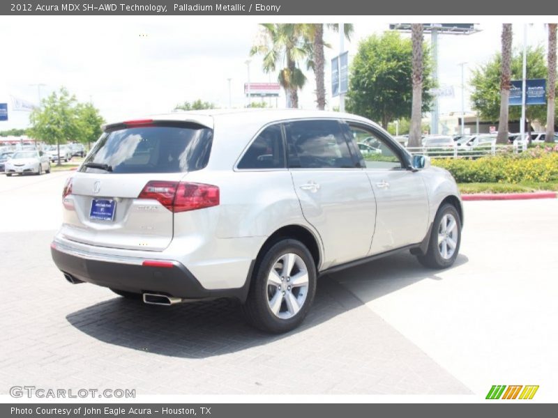 Palladium Metallic / Ebony 2012 Acura MDX SH-AWD Technology