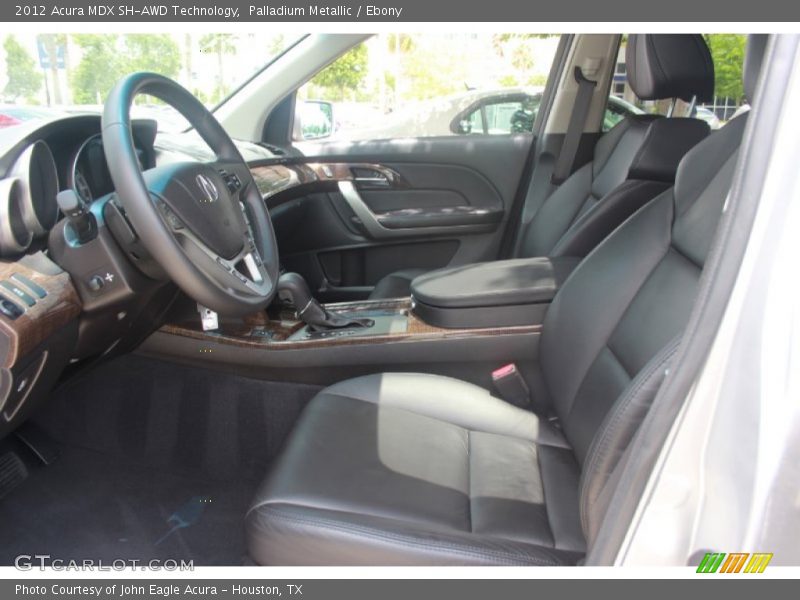 Palladium Metallic / Ebony 2012 Acura MDX SH-AWD Technology