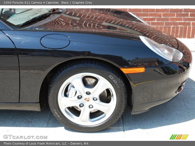 Black / Graphite Grey 2000 Porsche 911 Carrera 4 Cabriolet