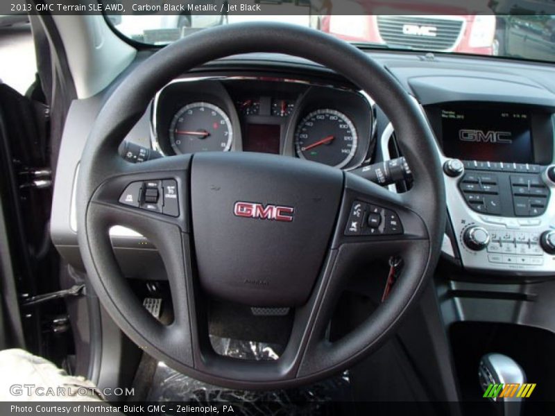 Carbon Black Metallic / Jet Black 2013 GMC Terrain SLE AWD