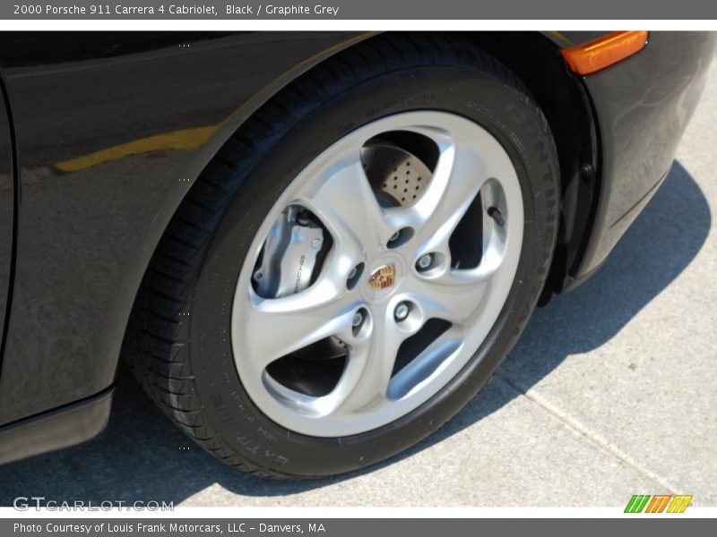 Black / Graphite Grey 2000 Porsche 911 Carrera 4 Cabriolet