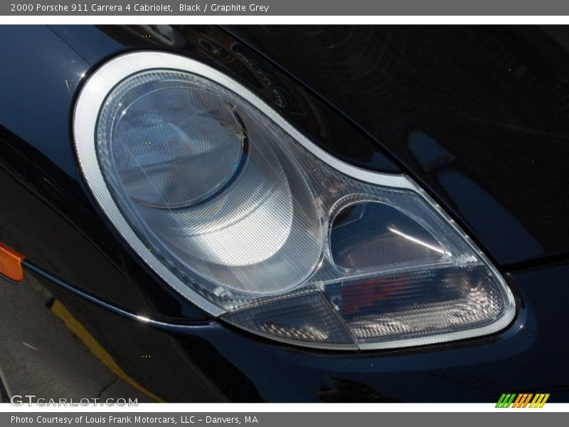 Black / Graphite Grey 2000 Porsche 911 Carrera 4 Cabriolet