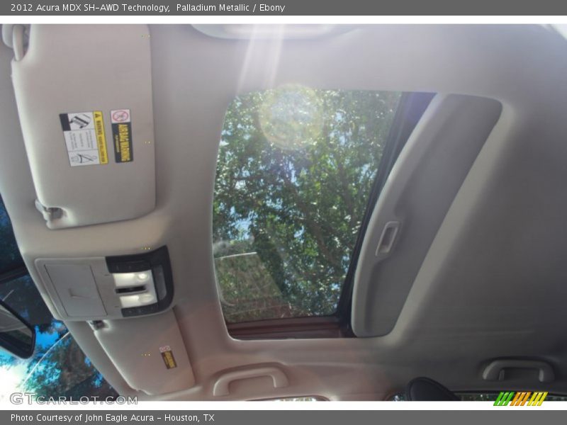 Palladium Metallic / Ebony 2012 Acura MDX SH-AWD Technology