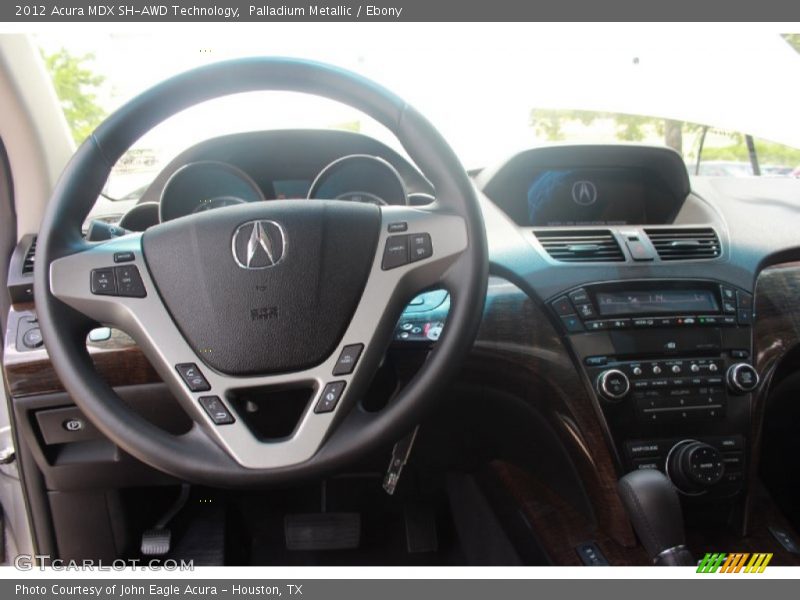 Palladium Metallic / Ebony 2012 Acura MDX SH-AWD Technology