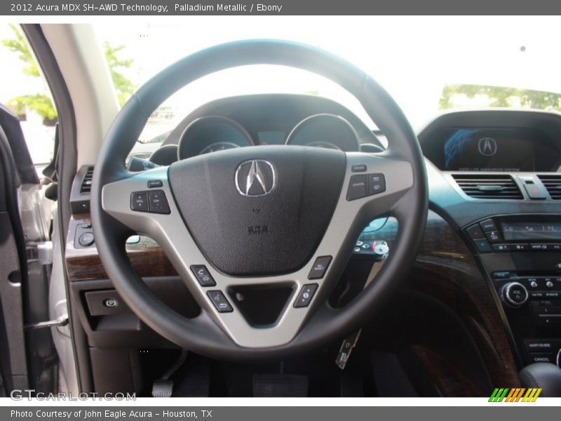 Palladium Metallic / Ebony 2012 Acura MDX SH-AWD Technology