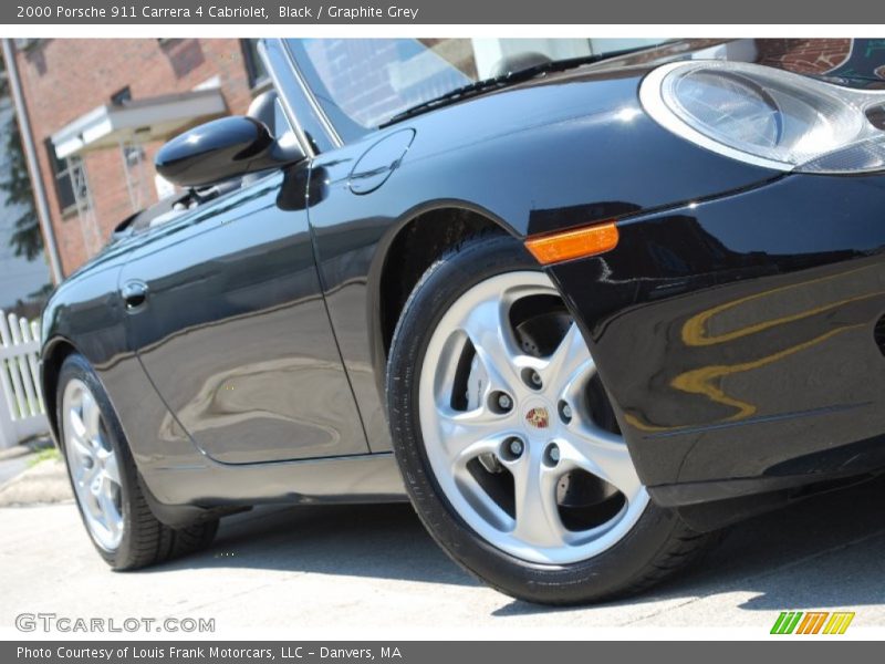 Black / Graphite Grey 2000 Porsche 911 Carrera 4 Cabriolet