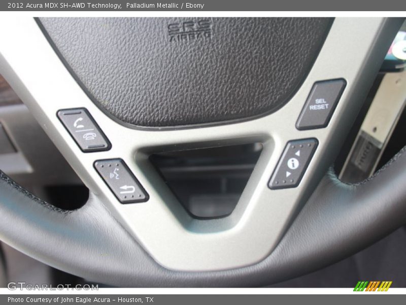 Palladium Metallic / Ebony 2012 Acura MDX SH-AWD Technology