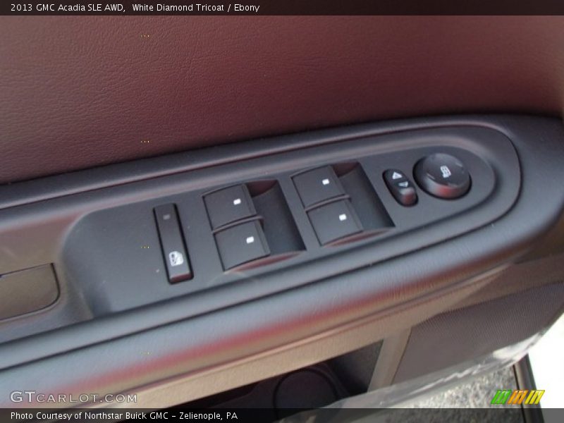 White Diamond Tricoat / Ebony 2013 GMC Acadia SLE AWD