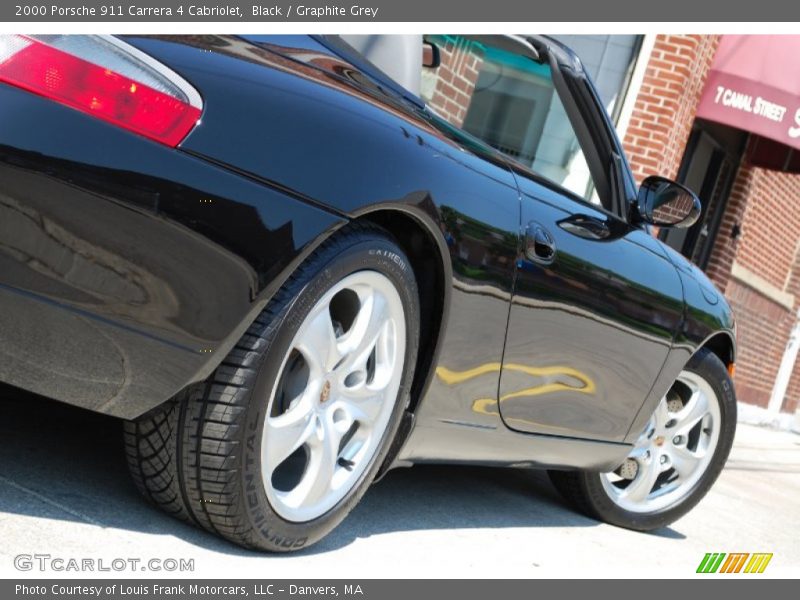 Black / Graphite Grey 2000 Porsche 911 Carrera 4 Cabriolet