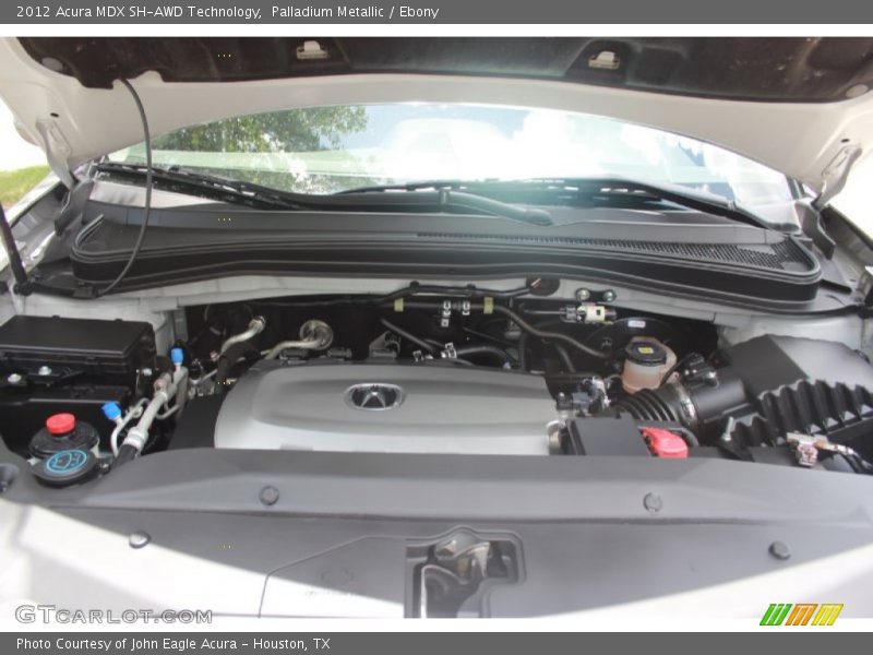 Palladium Metallic / Ebony 2012 Acura MDX SH-AWD Technology