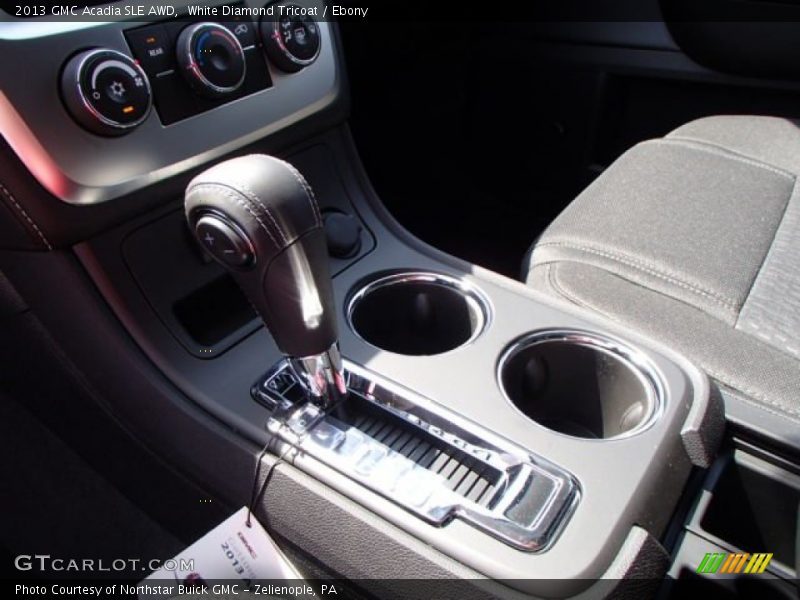 White Diamond Tricoat / Ebony 2013 GMC Acadia SLE AWD