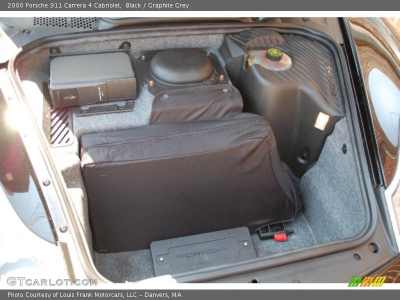 Black / Graphite Grey 2000 Porsche 911 Carrera 4 Cabriolet