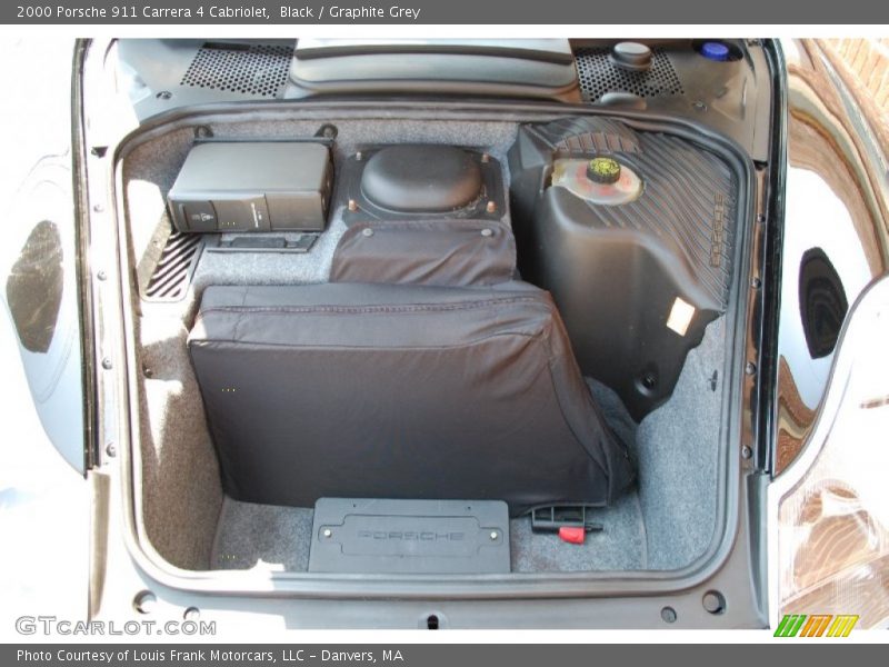 Black / Graphite Grey 2000 Porsche 911 Carrera 4 Cabriolet
