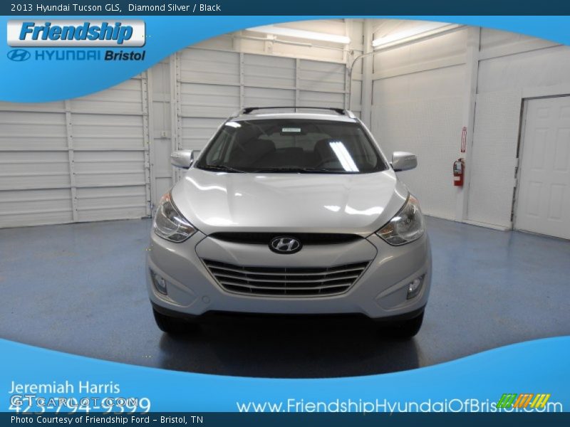 Diamond Silver / Black 2013 Hyundai Tucson GLS