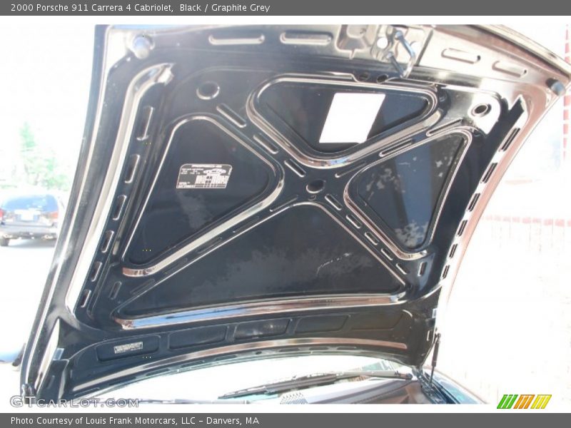 Black / Graphite Grey 2000 Porsche 911 Carrera 4 Cabriolet