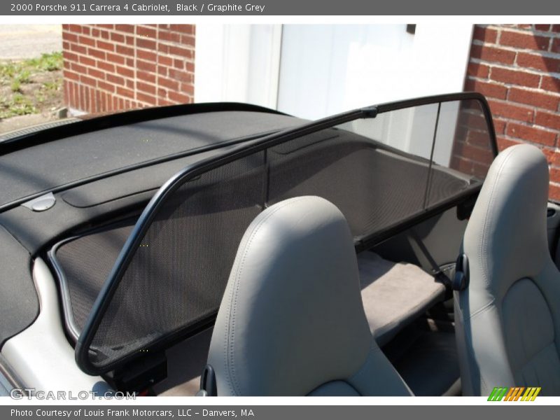 Black / Graphite Grey 2000 Porsche 911 Carrera 4 Cabriolet