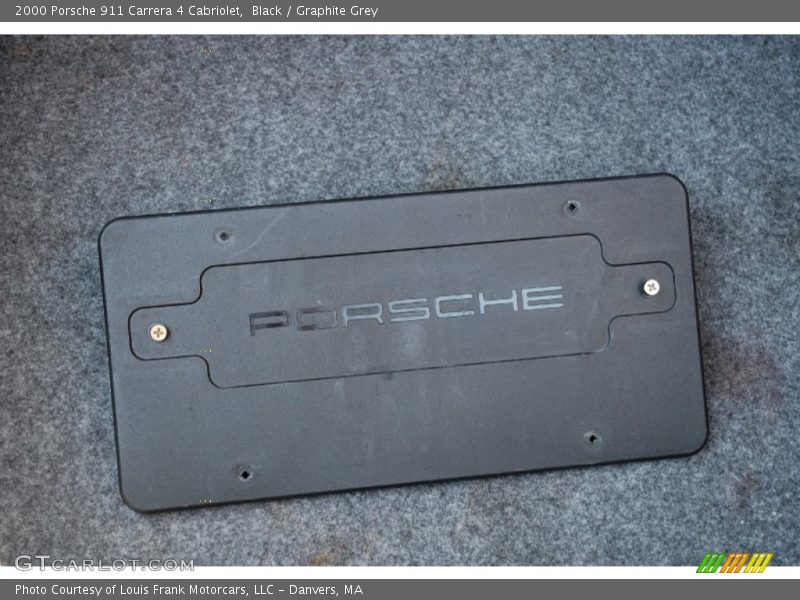 Black / Graphite Grey 2000 Porsche 911 Carrera 4 Cabriolet