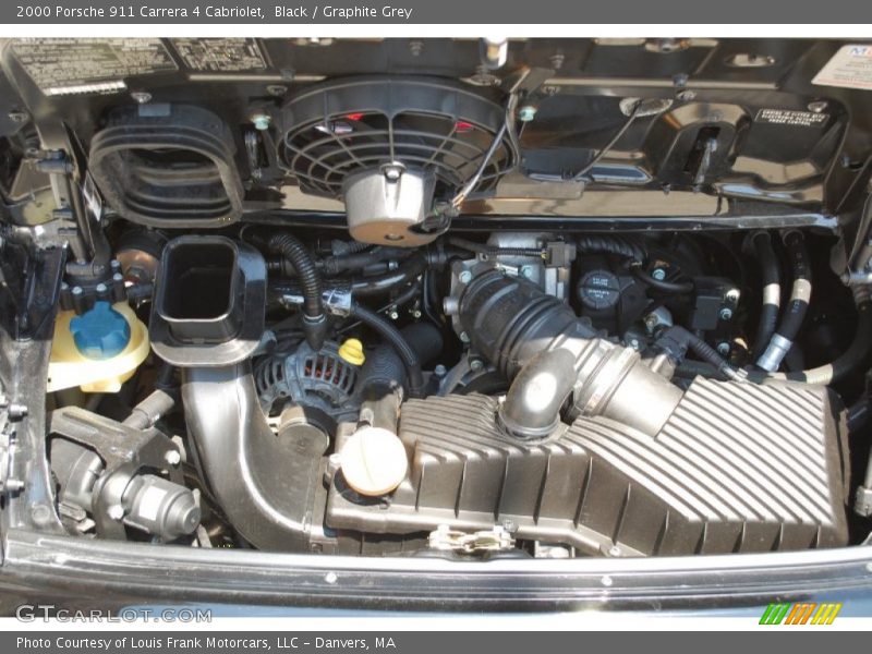 Black / Graphite Grey 2000 Porsche 911 Carrera 4 Cabriolet