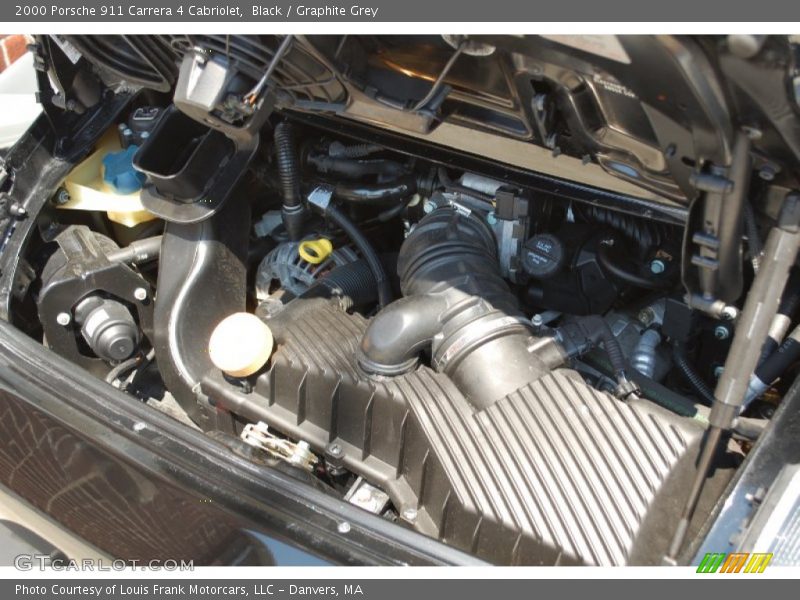 Black / Graphite Grey 2000 Porsche 911 Carrera 4 Cabriolet