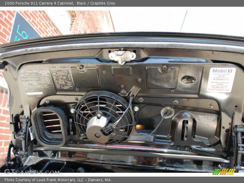 Black / Graphite Grey 2000 Porsche 911 Carrera 4 Cabriolet