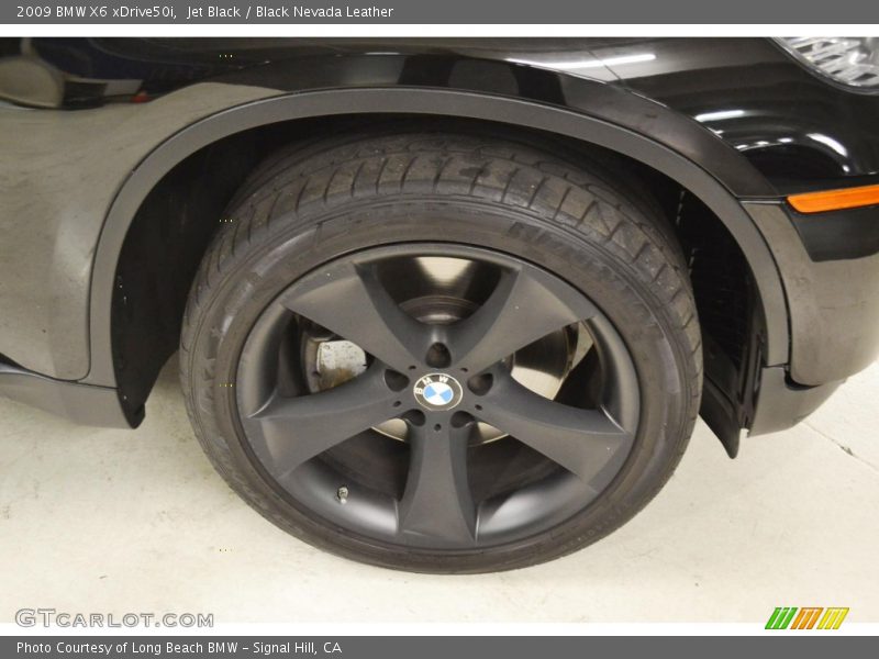 Jet Black / Black Nevada Leather 2009 BMW X6 xDrive50i