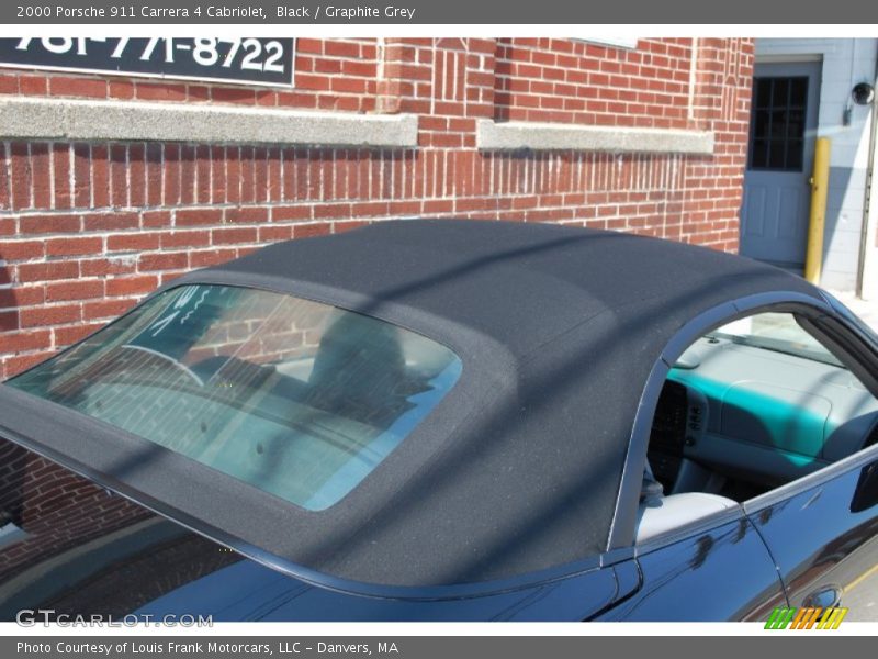 Black / Graphite Grey 2000 Porsche 911 Carrera 4 Cabriolet