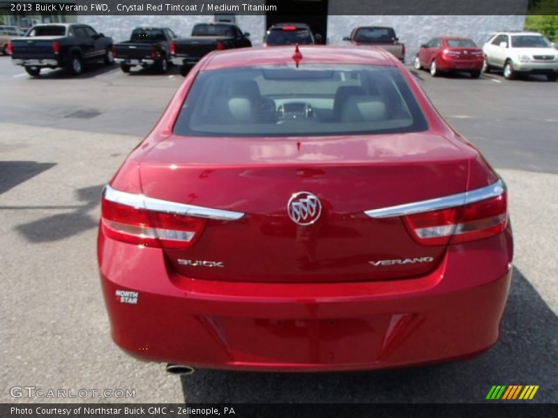 Crystal Red Tintcoat / Medium Titanium 2013 Buick Verano FWD