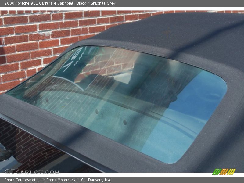Black / Graphite Grey 2000 Porsche 911 Carrera 4 Cabriolet