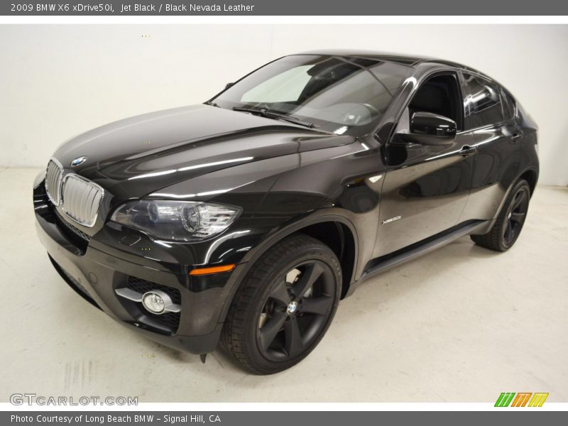 Jet Black / Black Nevada Leather 2009 BMW X6 xDrive50i