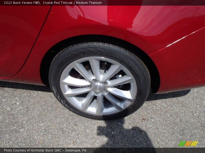 Crystal Red Tintcoat / Medium Titanium 2013 Buick Verano FWD