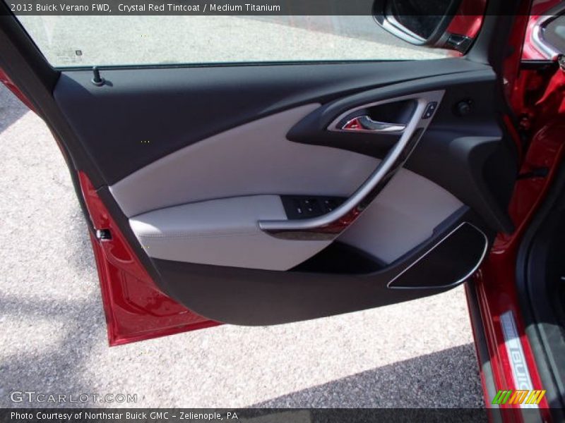 Crystal Red Tintcoat / Medium Titanium 2013 Buick Verano FWD
