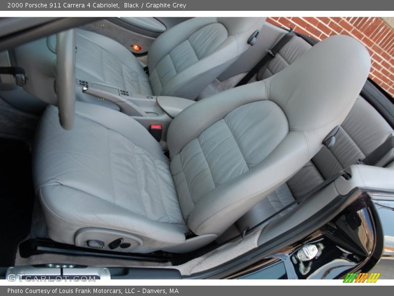 Black / Graphite Grey 2000 Porsche 911 Carrera 4 Cabriolet