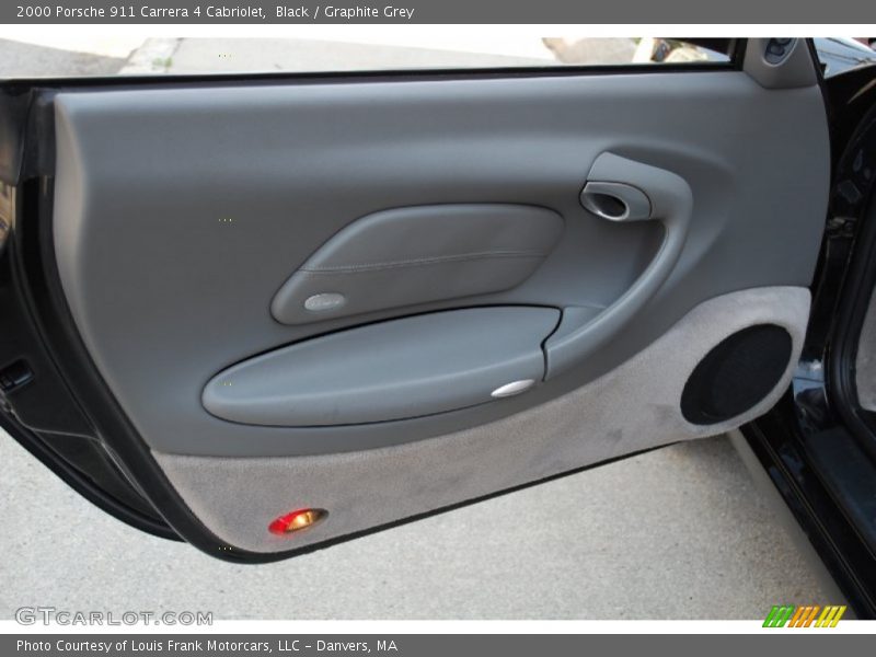 Black / Graphite Grey 2000 Porsche 911 Carrera 4 Cabriolet
