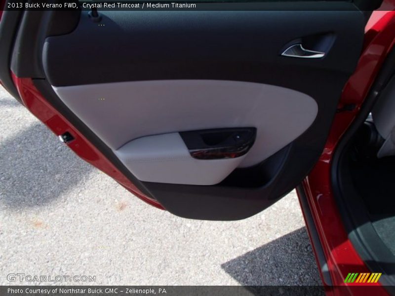 Crystal Red Tintcoat / Medium Titanium 2013 Buick Verano FWD