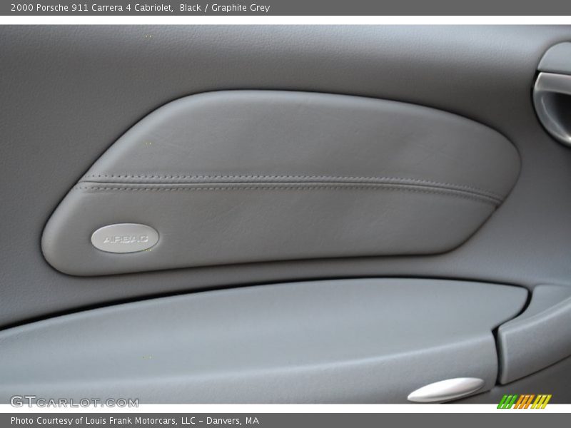 Black / Graphite Grey 2000 Porsche 911 Carrera 4 Cabriolet